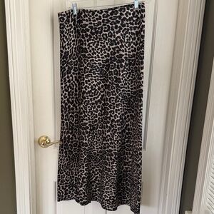 Liverpool Leopard Print Maxi Skirt